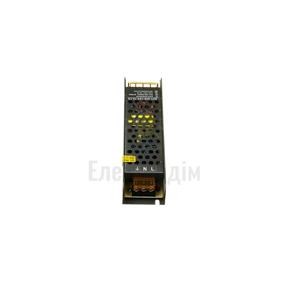 Блок  живлення 12В AVT IP20 12,5А - 150W 1019895  - фото 2