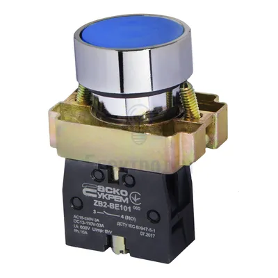 XB2-BA61 Кнопка Старт синя  АСКО A0140010030 — купити в Електродім