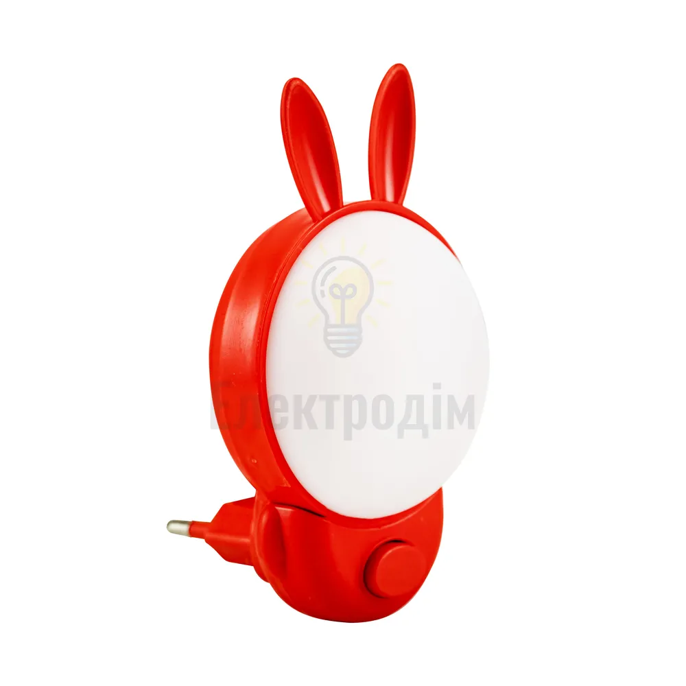 Нічник led BUNNY 2CCT червоний 98771  - фото 1
