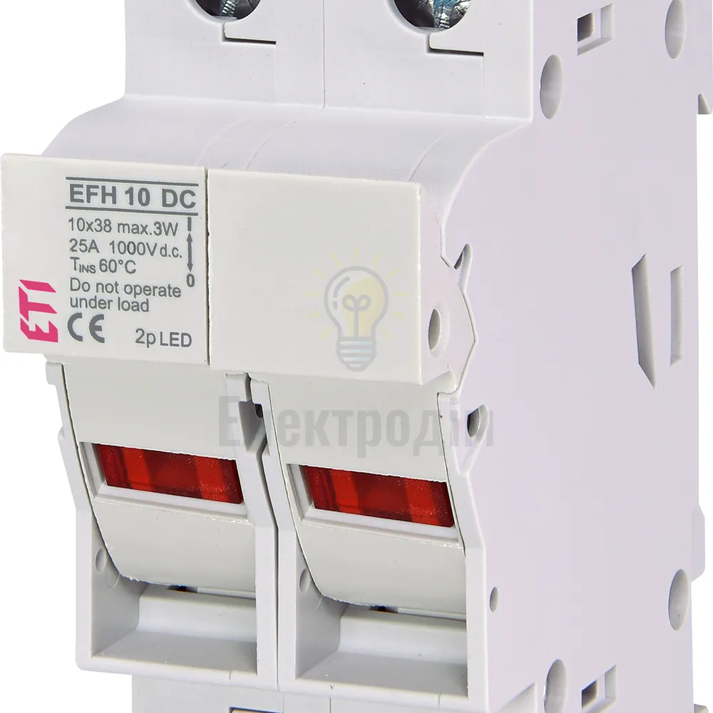 Тримач EFH 10 2P LED 25A 1000V DC 2540213 