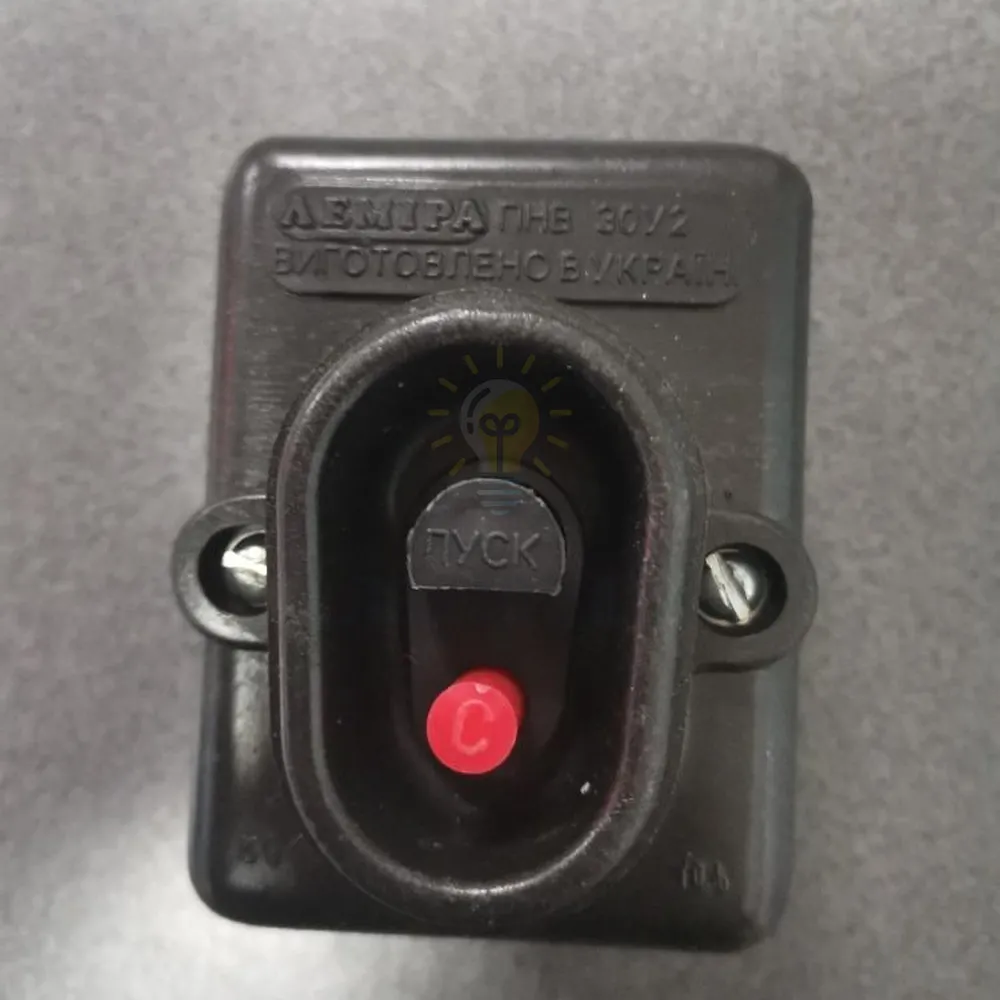 ПНВС 380V укр. трифазний 10А\30 пускач чорний 