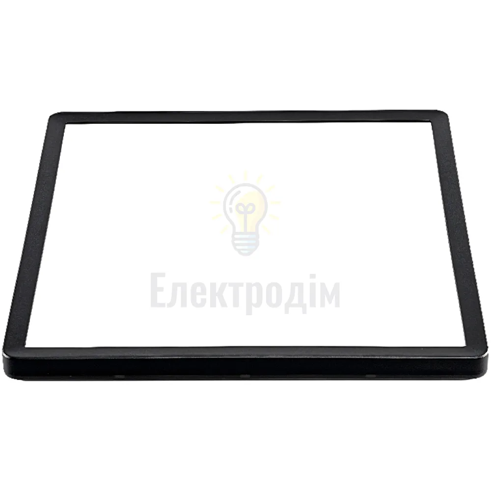 LED світильник з декоративною підсвіткою квадратний VIDEX DL3S 24W 4000K Чорний VL-DL3S-244B  - фото 1