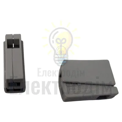 Клема 224-101 сервісна 1-контактна 24А 250V/4kv (0.5)1.0-2.5mm 1022592 — купити в Електродім