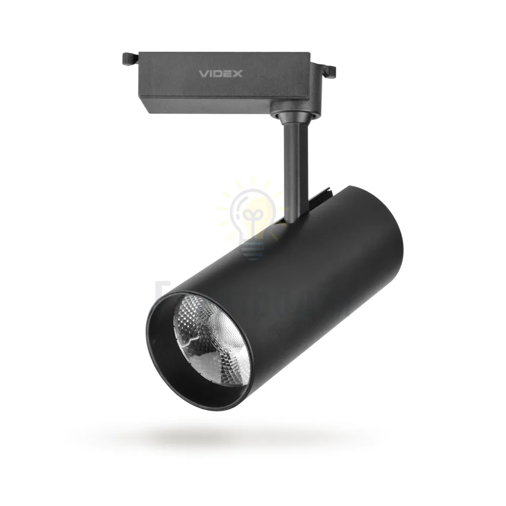 Трекові LED світильник трековий VIDEX 30W 4100K чорний VL-TR04-304B  - фото 1