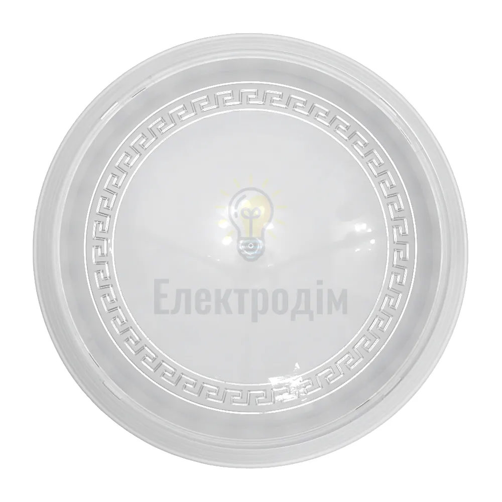 Світильник, пластик, білий, Е27, 40W, 235х80мм, IP20, (Е-001)  36-12-41 