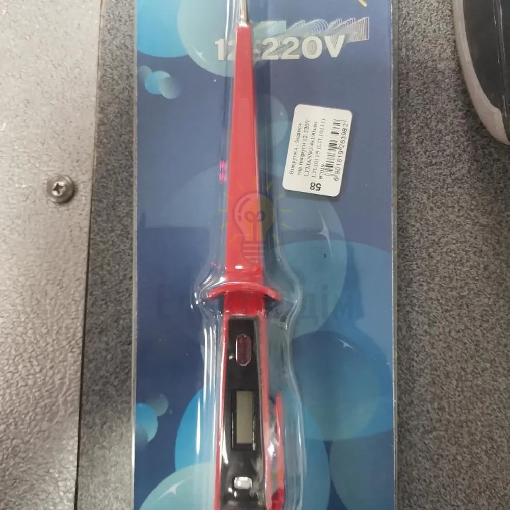 Викрутка - Індикатор напруги 12-220V LEMANSO 4x190мм LTL10115 (LTL10111) 87019 