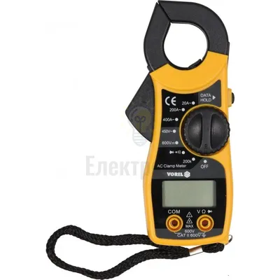 Мультиметр-кліщі для вимірювання електричних параметрів VOREL 81801 — купити в Електродім