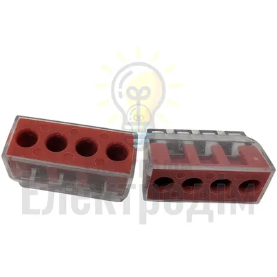 Клема 4-отвори 773-104D 1022583 — купити в Електродім