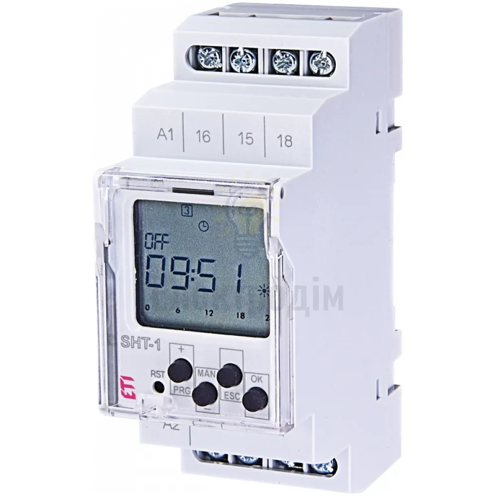 Програмоване цифрове реле SHT-1 UNI  12-240 AC/DC (1x16A_AC1) 2470051 