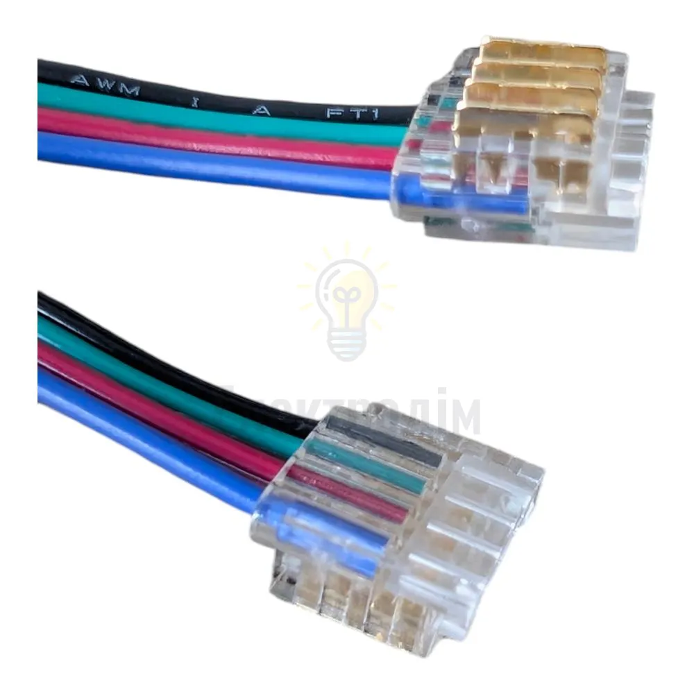 RGB 10 мм зажим - провід - зажим 98067 