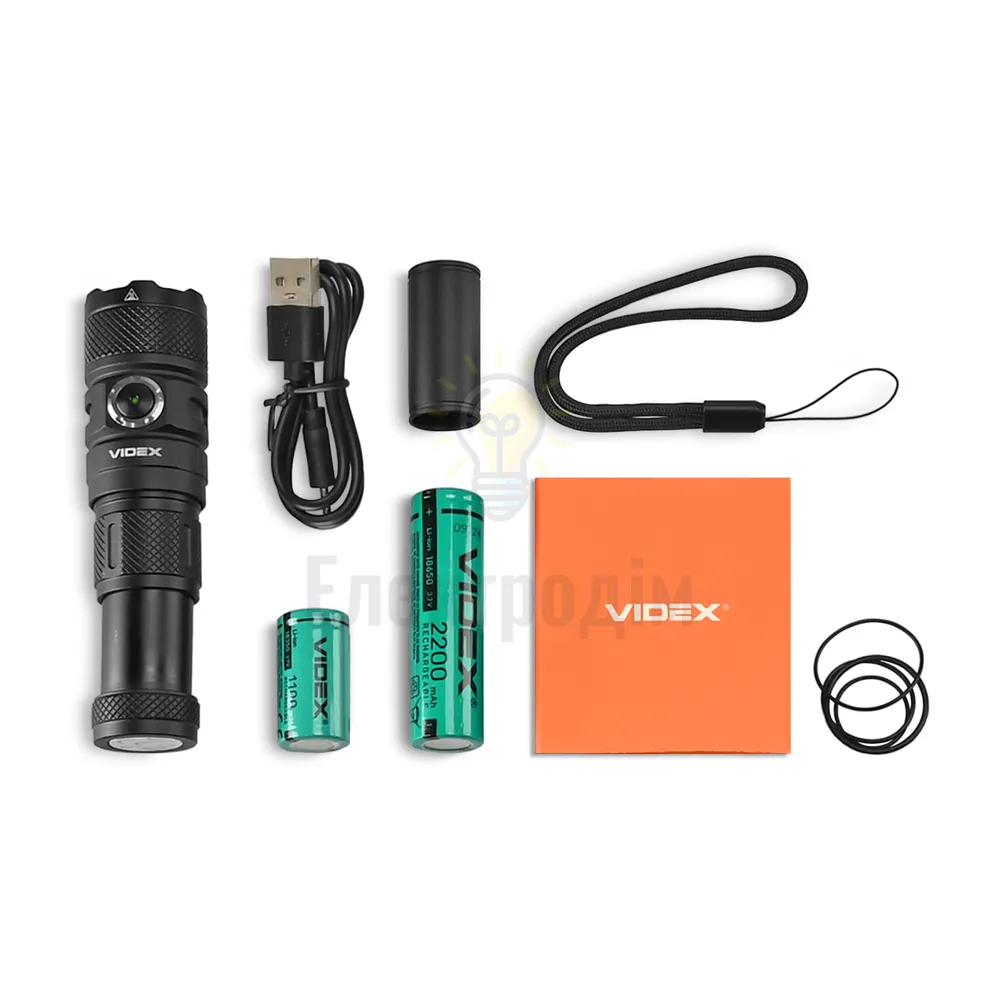 Портативний світлодіодний ліхтарик VIDEX VLF-A231Z 1500Lm 5000K 98004  - фото 3