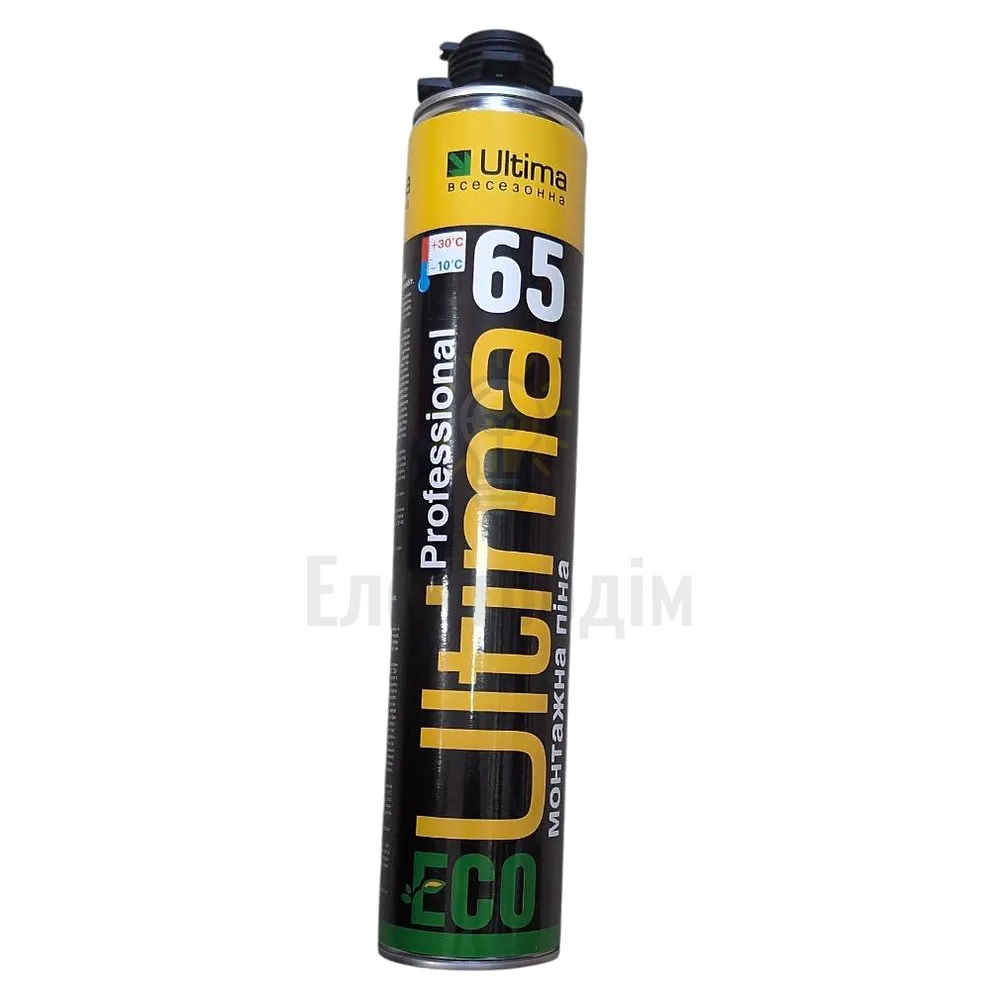 Поліуретанова монтажна піна ULTIMA ULTIMA ECO ПОЛИУРЕТАНОВАЯ МОНТАЖНАЯ ПЕНА, (РУЧН). 752ML ПТ-2142 