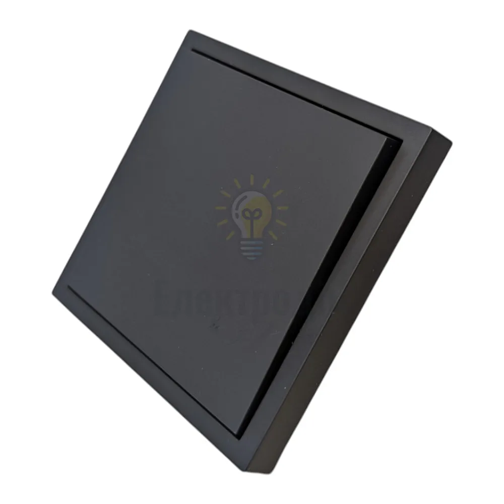 EV111V-B вимикач 1-кл., механізм чорний 10А Soft 80733  - фото 5