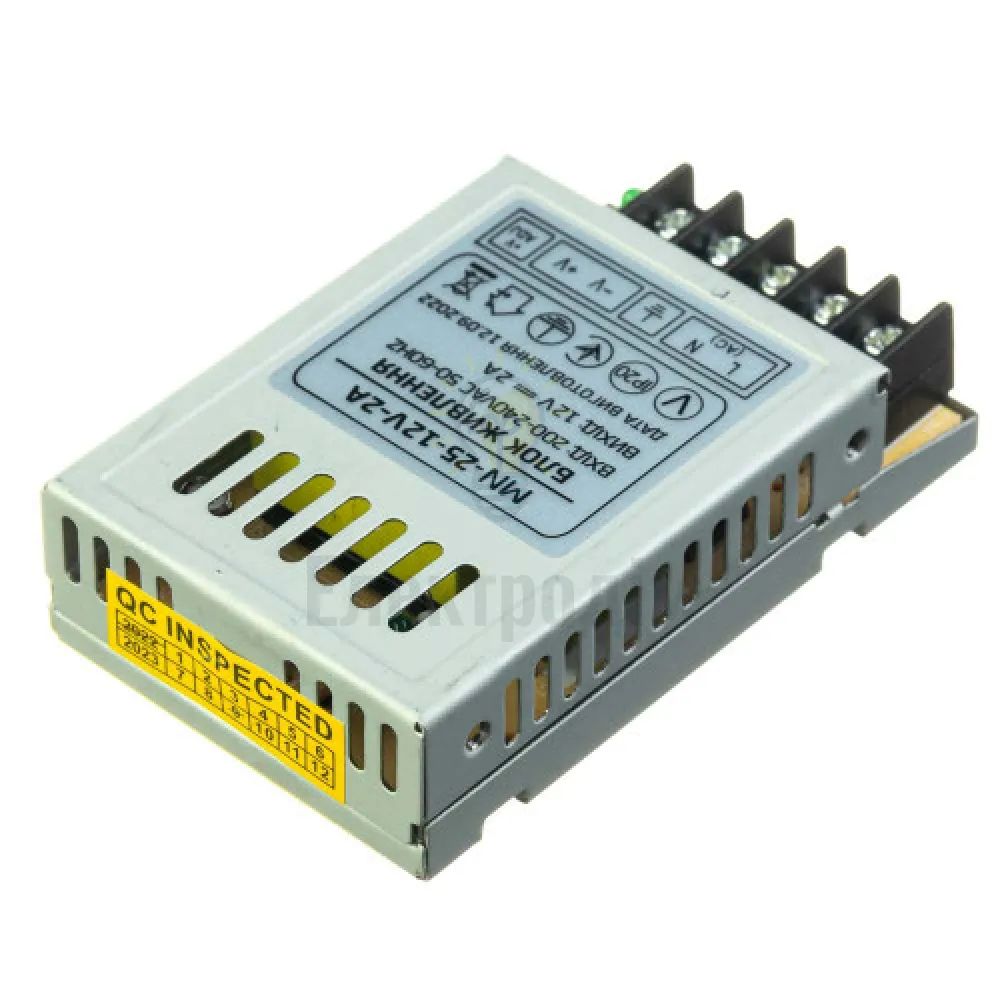 Блок  живлення 12В MN Блок живлення MN 2А - 25W 1013395  - фото 2