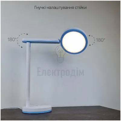 Violux Світильник настільний світлодіодний VIOLUX TEO білий 10W 4200K 800Lm 540001 — купити в Електродім