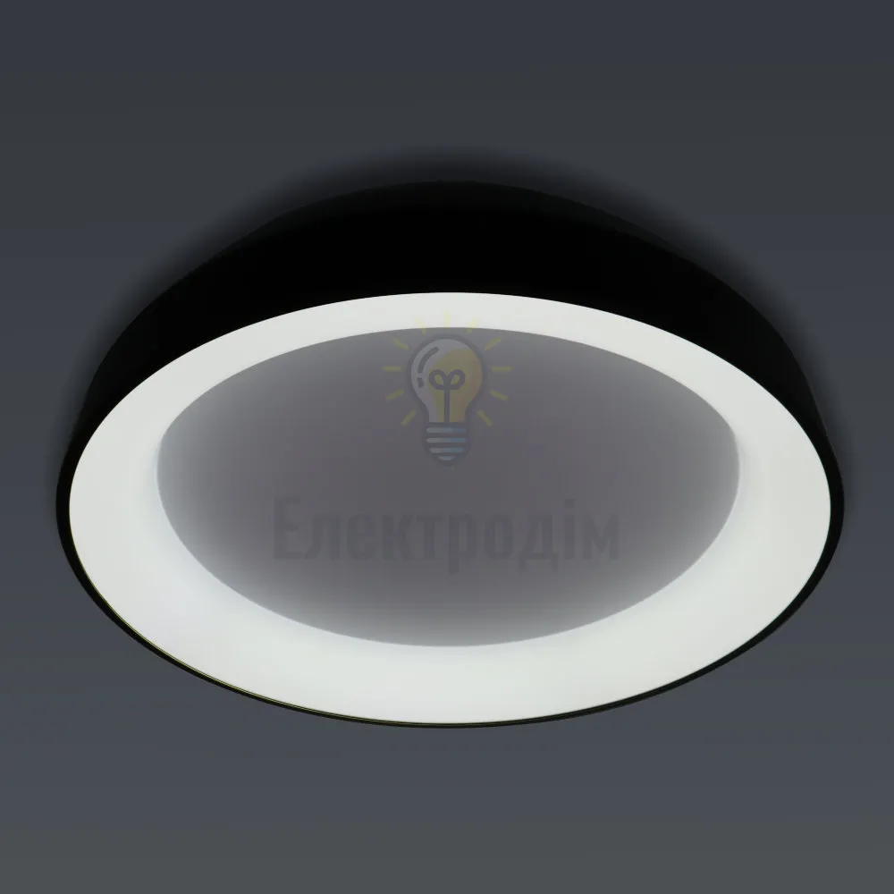 LED світильник VELMAX V-СL-VERONA-R-Bl, max 40W*2, 2700K-6500K, пульт ДК, чорний, 230V 23-46-22  - фото 1