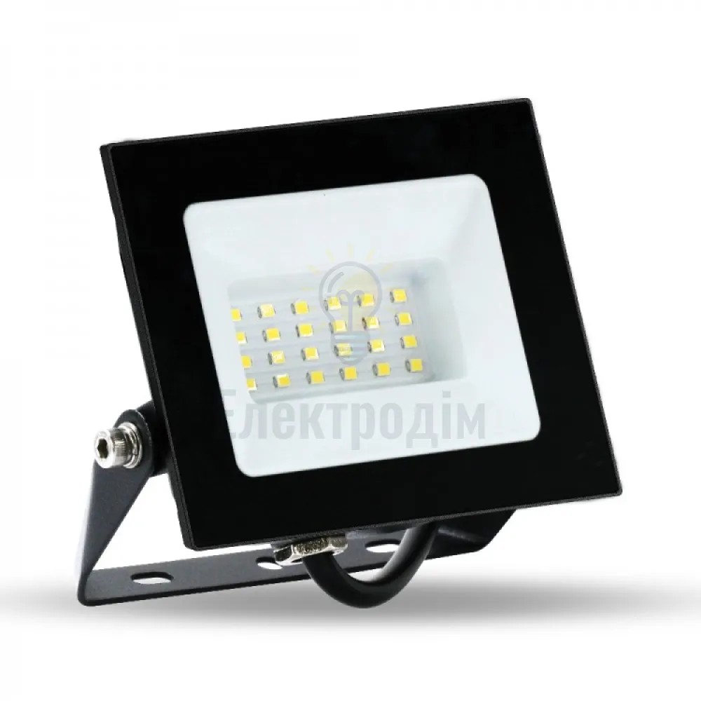 LL-1020ARD 20W 1600Lm 6500K (126,5*114*28мм) чорний IP65 80016  - фото 2