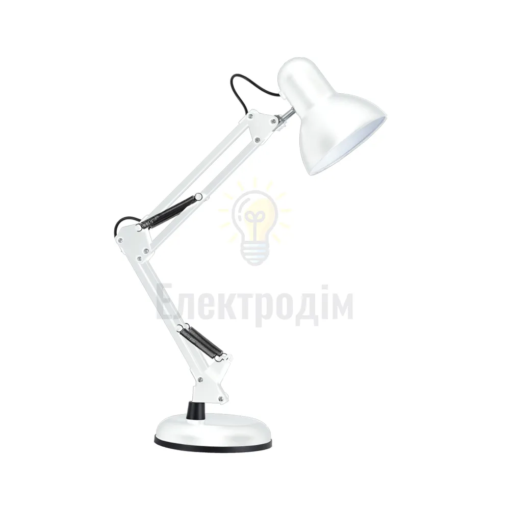Лампа настільна телескопічна Lebron L-TL-Tel, E27, 40W, біла 15-11-80 