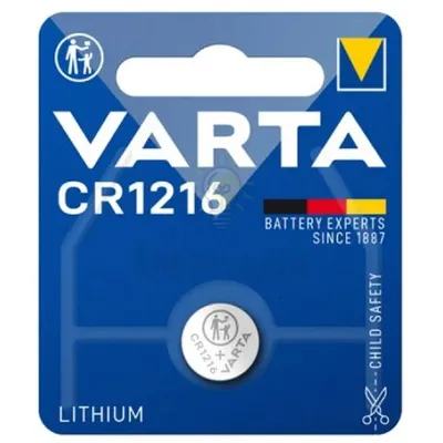 Батарейка VARTA CR 1216 (блистер-1 шт.) 6216101401 — купити в Електродім
