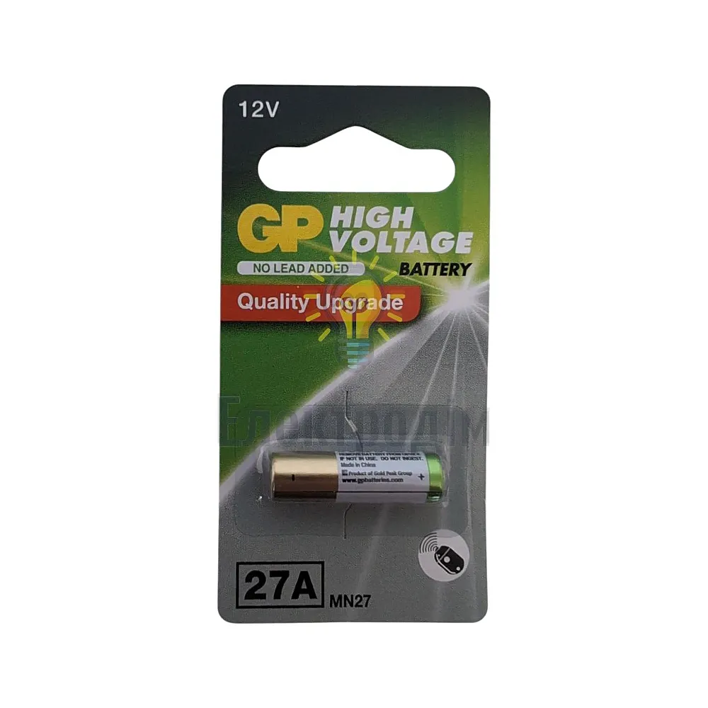 Батарейка GP Alkaline A27 12.0V 27A-U1 