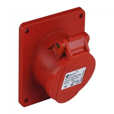 Розетка (гніздо) стаціонарне Розетка промислова, кутова, 5x16A, IP44, TP electric (3105-309-1600) 60-40-83 — купити в Електродім