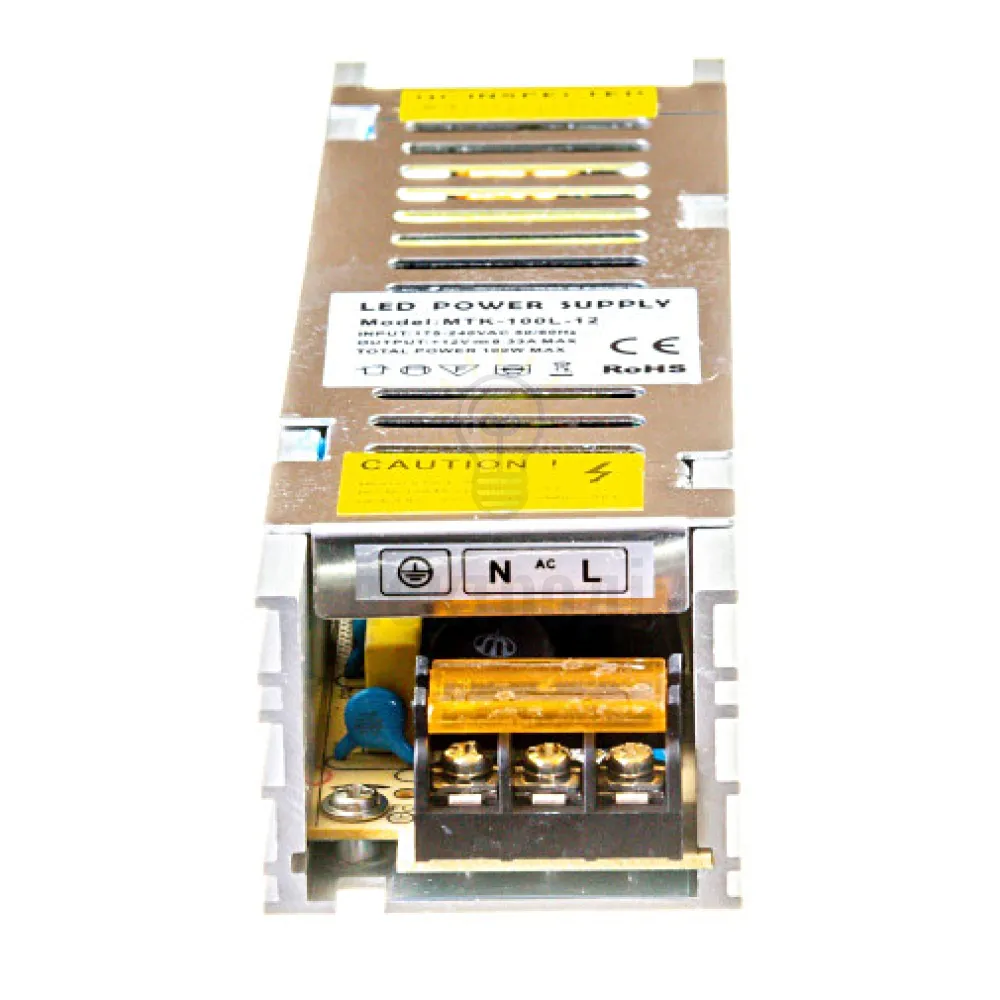 Блок  живлення 12В Блок живлення 8.33А - 100W LONG IP20 1013436  - фото 2
