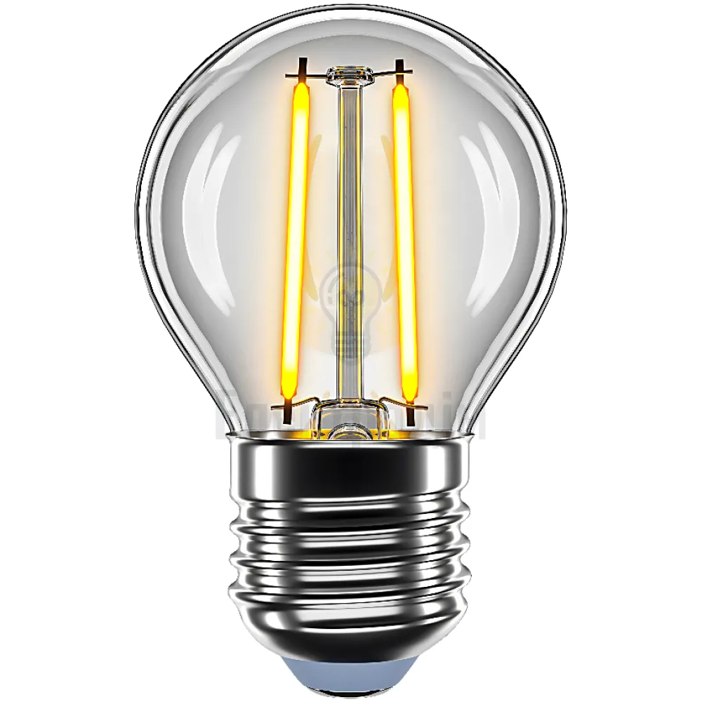 LED лампа VELMAX V-Filament-G45, 2W, E27, 2700K, 200Lm. 21-41-30 