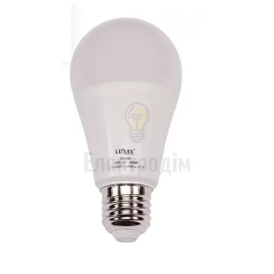 LUXEL Лампа LED 15w Е27 6500K 065-CЕ — купити в Електродім