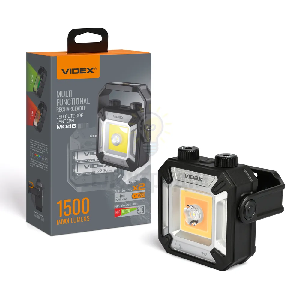 Портативний багатофункціональний ліхтарик VIDEX VLF-M048 1500Lm 5000K VLF-M048  - фото 9