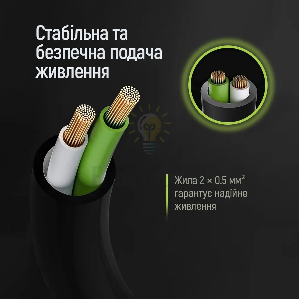 Кабель живлення ColorWay CEE7/7-C5, 1 м чорний CW-CBP084-BK  - фото 7