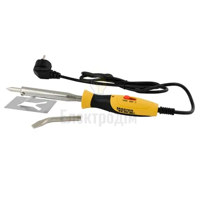 Паяльник електричний MASTERTOOL 50-100 Вт 220 V/50 Hz 470°С регульований 44-0016 — купити в Електродім