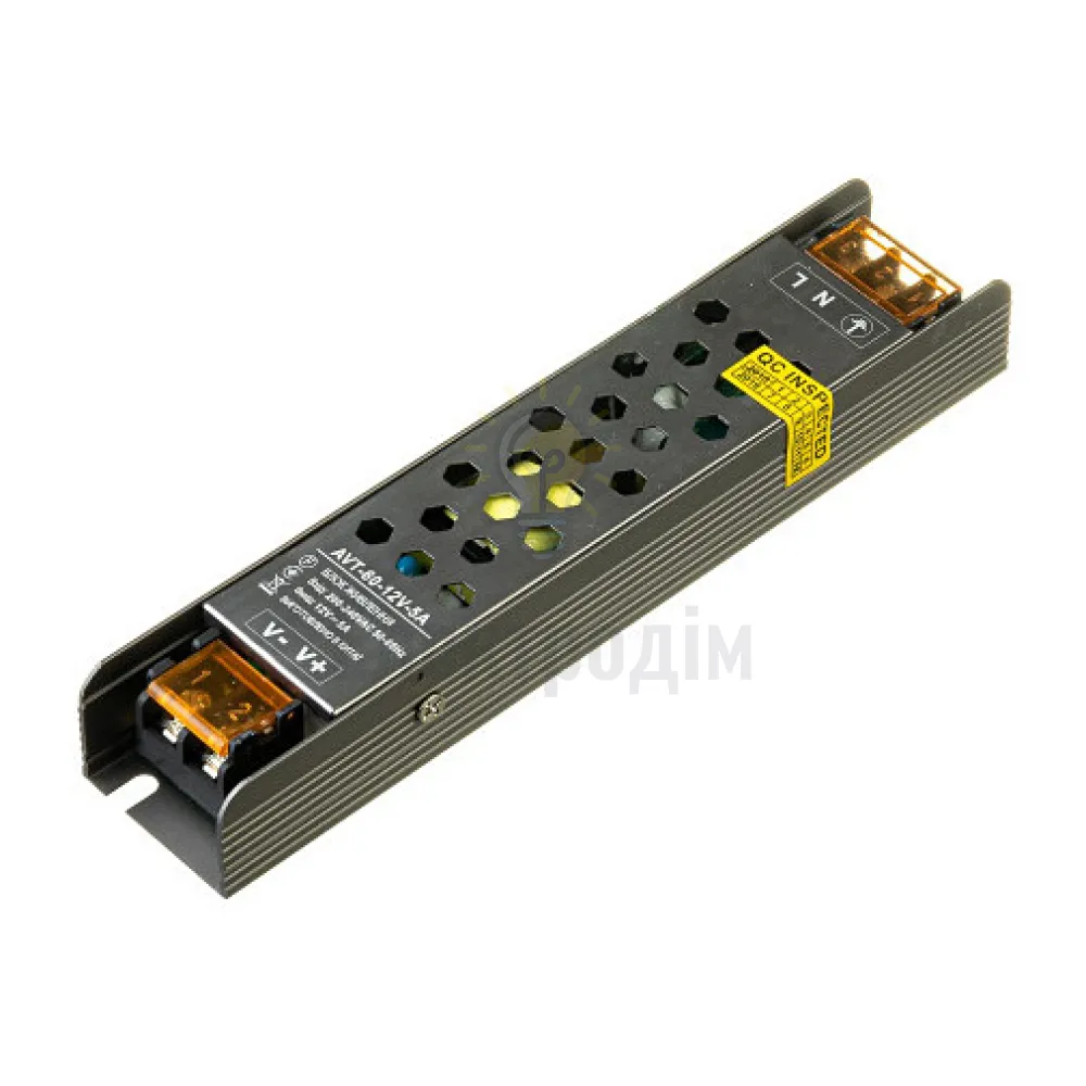 Блок  живлення 12В AVT 12V IP20 5А - 60W 1019865 