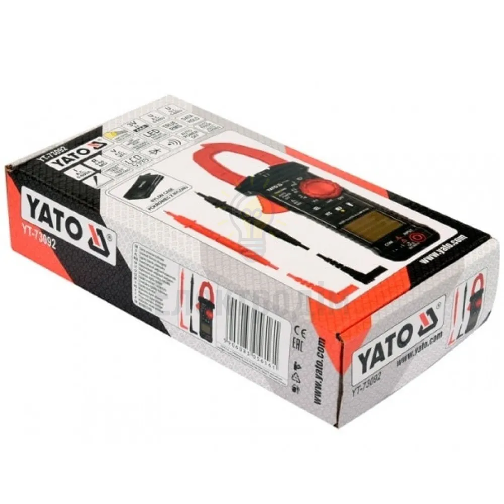 Yato Цифрові мультиметр-кліщі YATO YT-73092  - фото 1