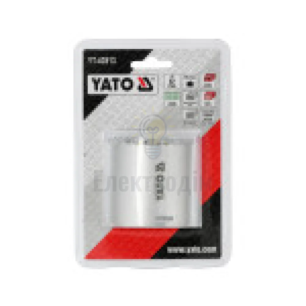 Коронка по бетону Свердло корончате з вольфраму Ø=67мм YATO YT-43913  - фото 3