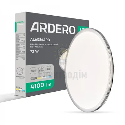 AL6086ARD 72W коло білий 4100Lm 3000K-6500K 460*460*65mm MODA 80491 — купити в Електродім