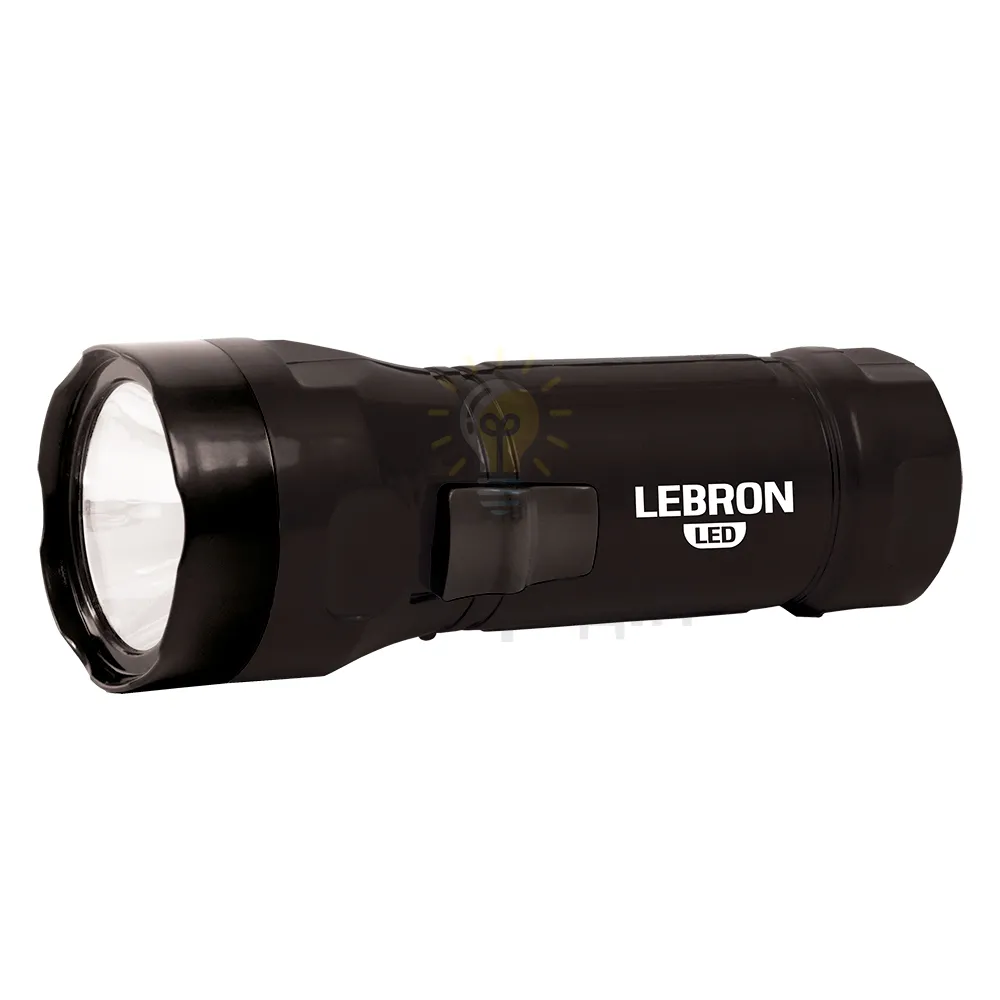 Lebron LED ліхтар ручний акумуляторний LEBRON L-HL-10, ABS, чорний, 1W, 250mAh 15-15-10 