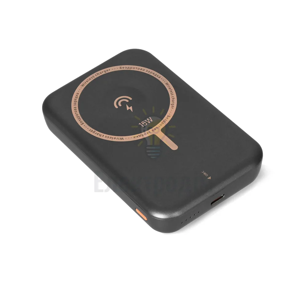 Павербанк 10000 mAh Videx VPB-W102-G 20W PD + БЗП сірий VPB-W102-G  - фото 5