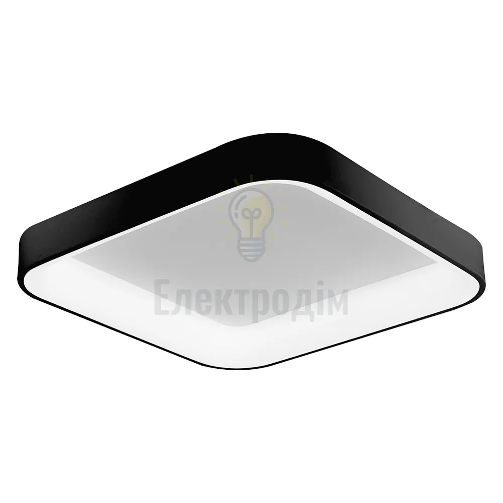 LED світильник VELMAX V-СL-VERONA-S, max 50W, 3000K-6500K, 3000Lm, пульт ДК, чорний 23-46-07 