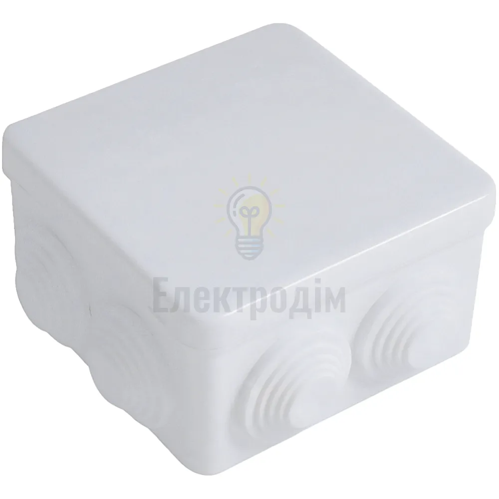 Коробка розподільча зовнішня квадр. 85х85х50 ІР55 503004 TAKEL 