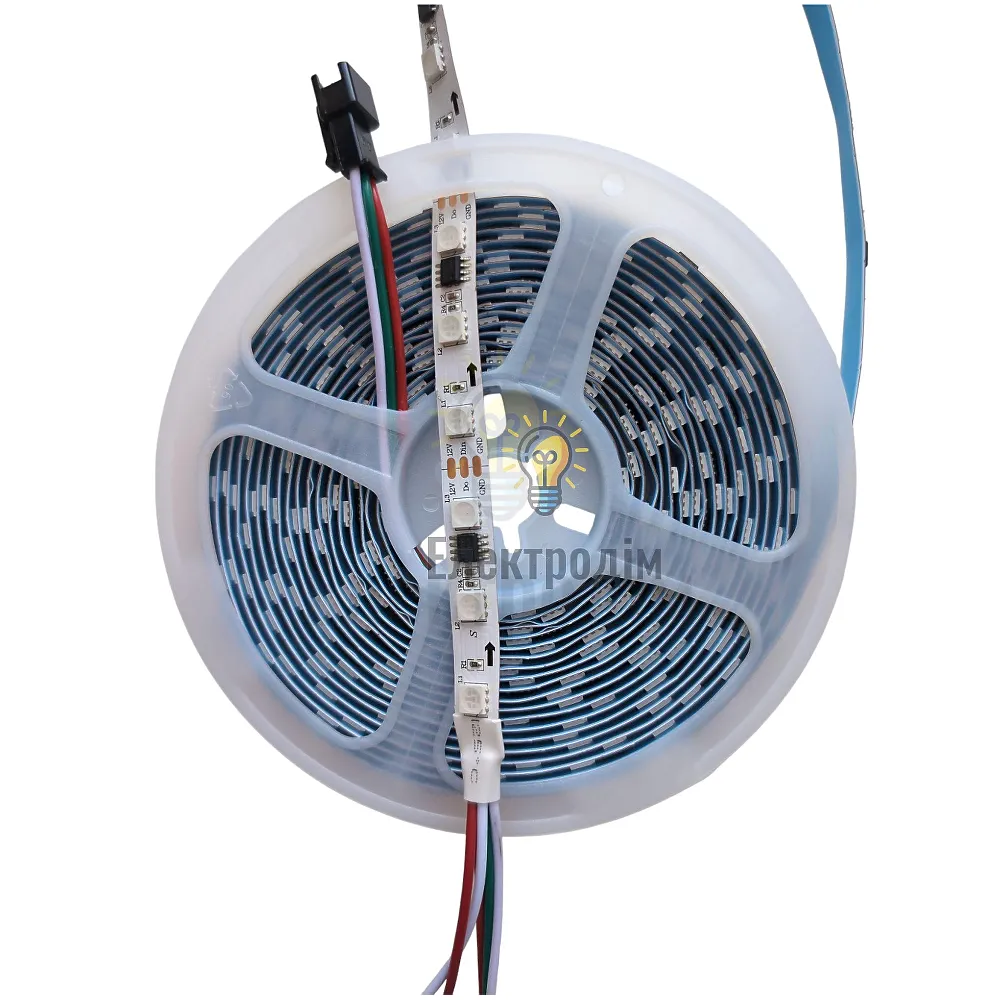 AVT AVT-03-300RGB TM1903-12V Світлодіодна стрічка Smart smd5050 1017955  - фото 1