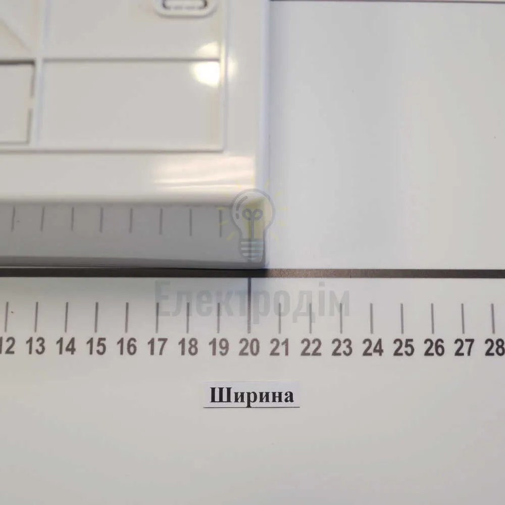 Бокс пласт.Nilson quantom на 6 модулів зовнішній чорний 32881006  - фото 4