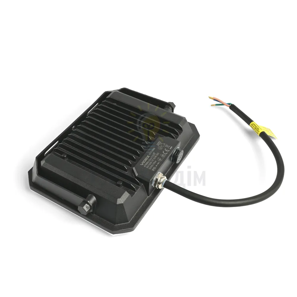 LED прожектор VIDEX F3 50W 5000K 220V Black VLE-F3-0505  - фото 3