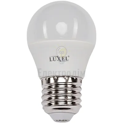 LUXEL Лампа LED 6w Е27 3000K 057-HЕ — купити в Електродім