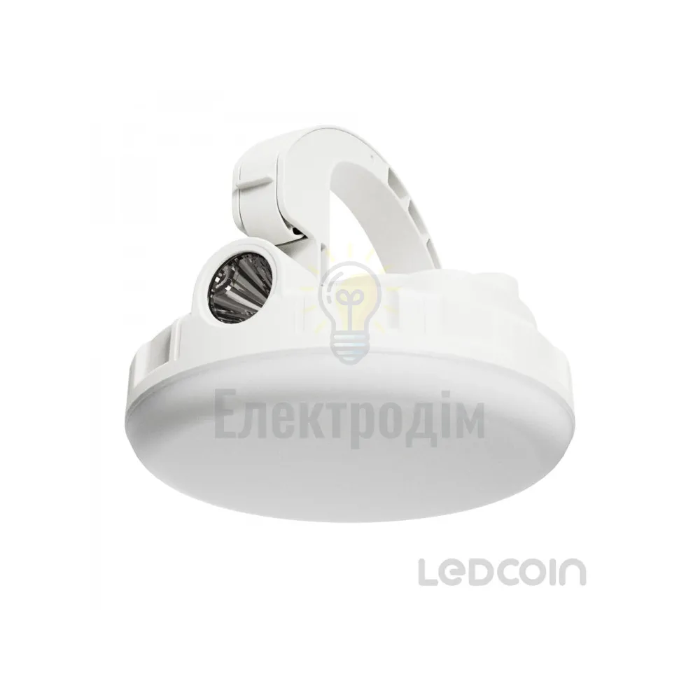 EL307 акум. світильник 14W, 158*54mm, 4*1500mAh (зм. акум. 18650), білий, LC 81168  - фото 4