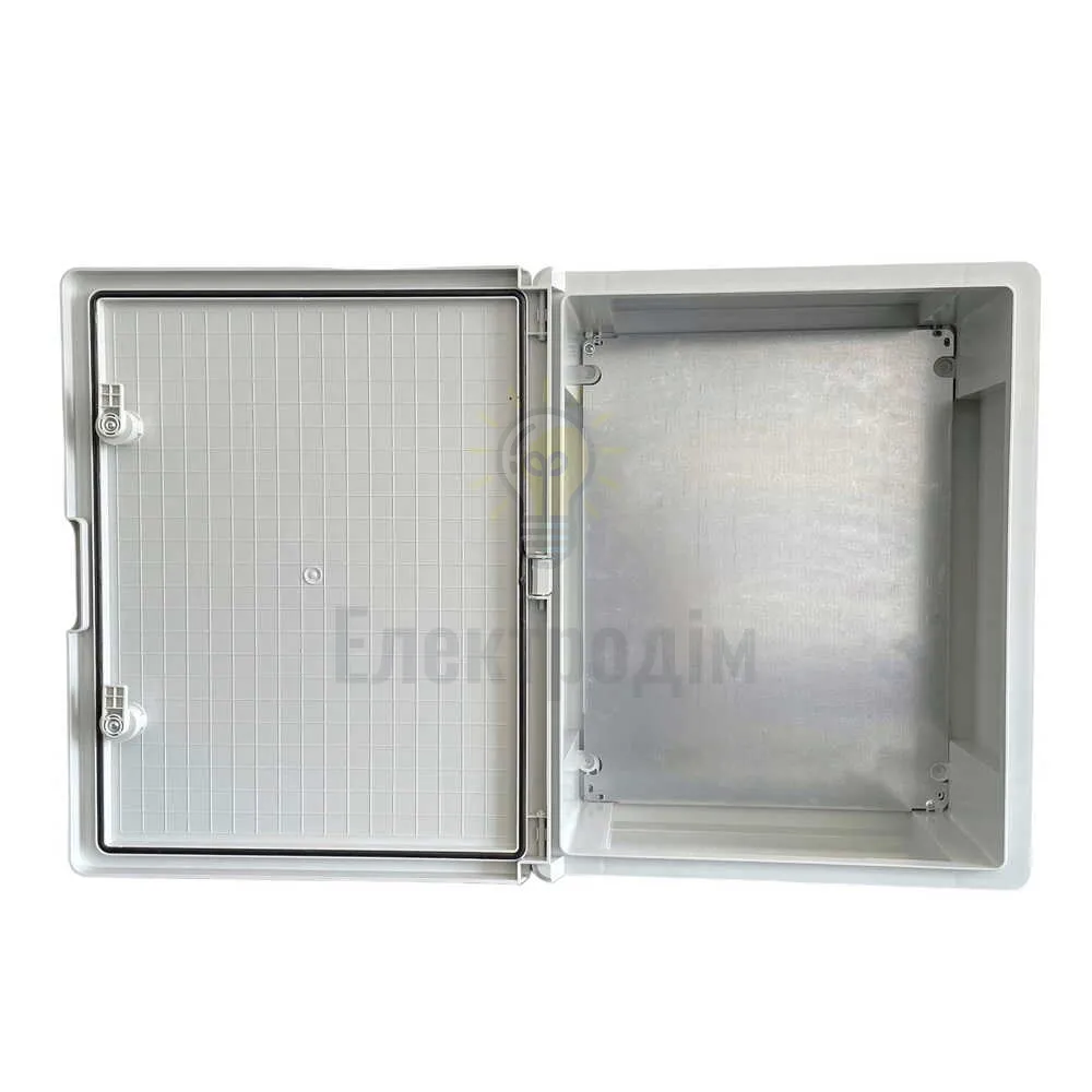 Бокс монтажний пластиковий СКІМ 400х600х200 з металевою панеллю IP65 С0701005  - фото 1