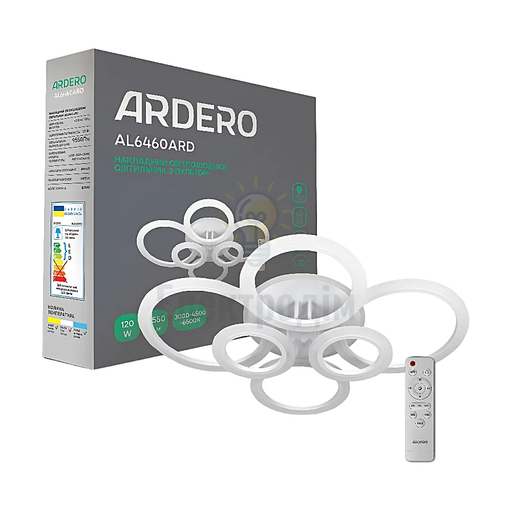 Світлодіодний SMART світильник Ardero ARD SOFT R 120W AL6460 