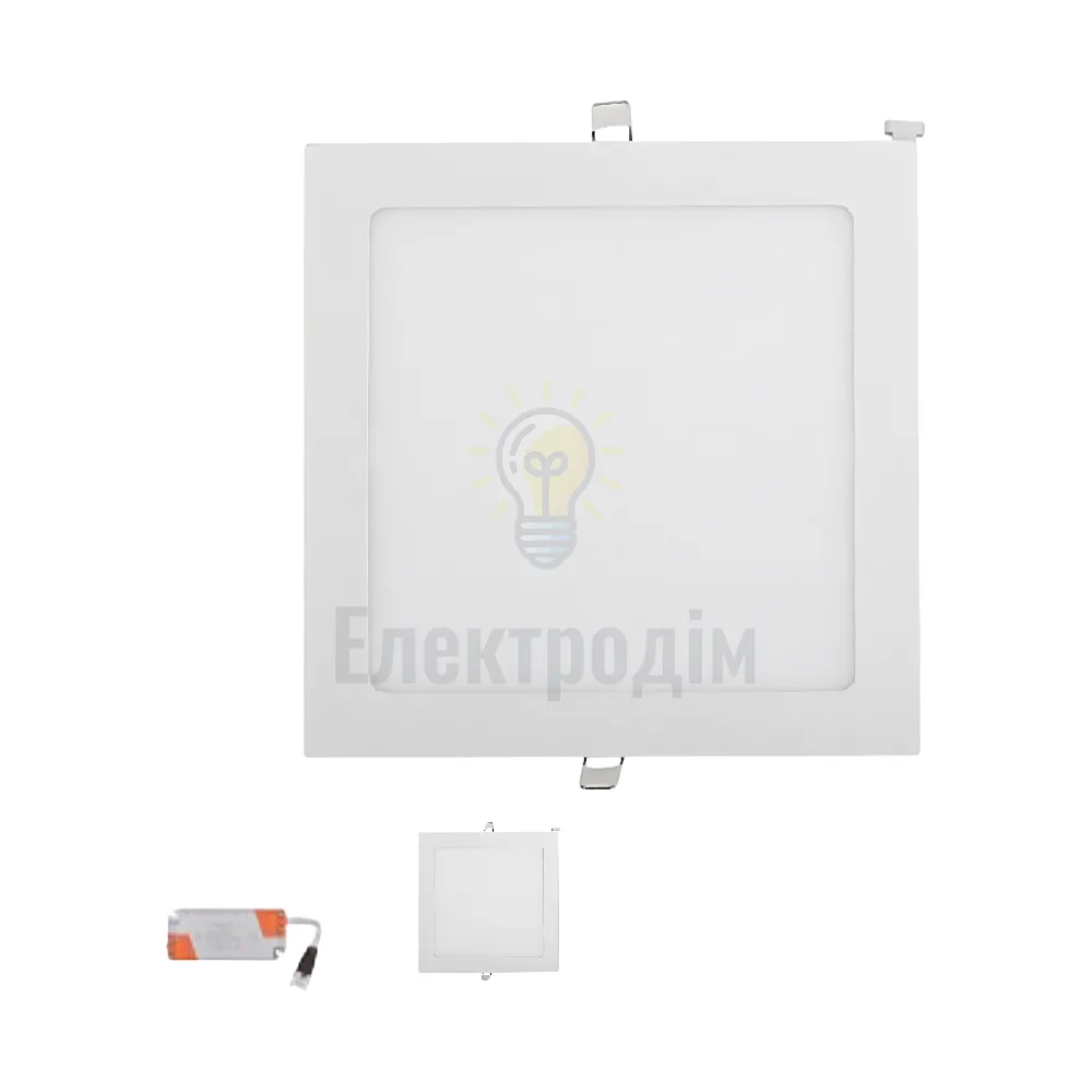 LED Панель квадрат 12w  4000K IP20 DLS-12N Luxel 