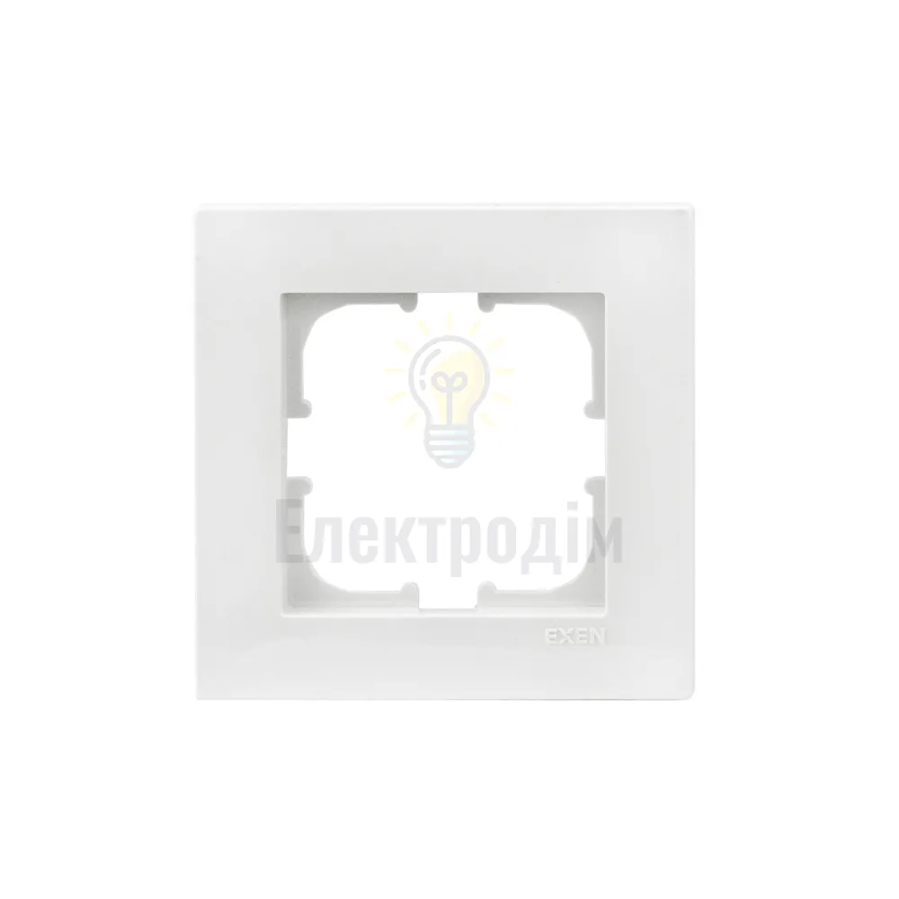 Рамка KARELL біла одинарна 200-010000-101 