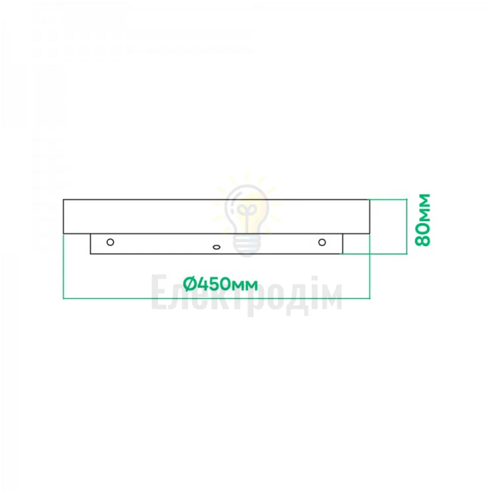 AL6075ARD 72W коло 4820Lm 2700K-6500K 450*80mm GLOW 80257  - фото 4