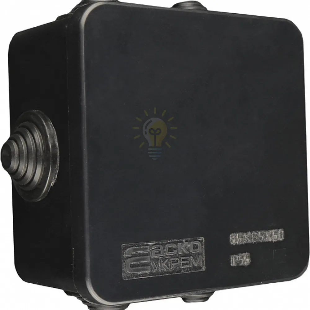 Розподільча  коробка серії UAtmo Jet Black 85*85*50 A0150170032 